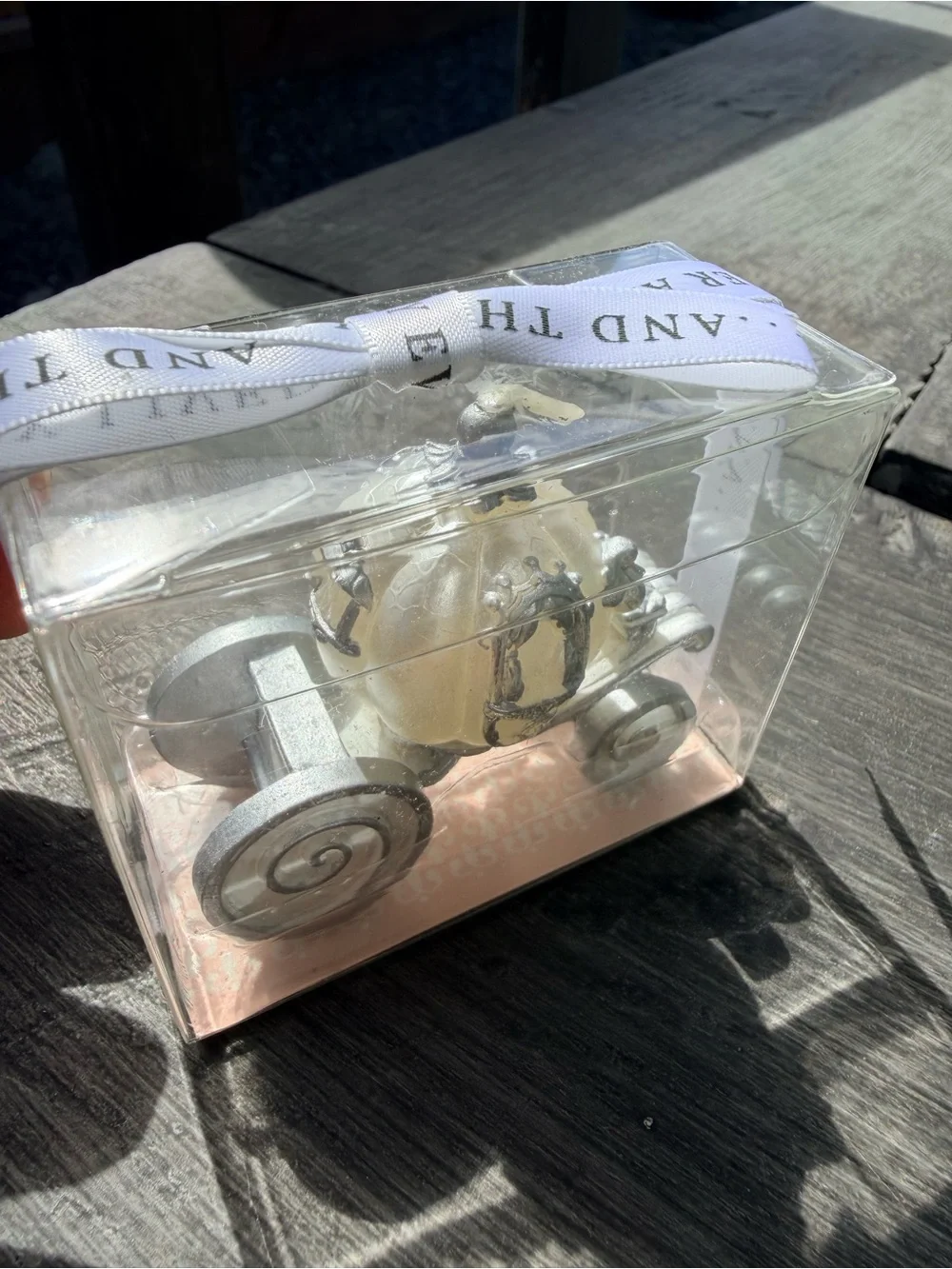 Cinderella Carriage Candle Party Favor